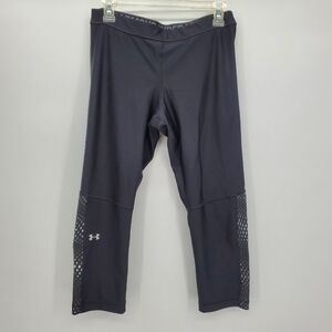 Under Armour compression heat gear crop leggings women's size large